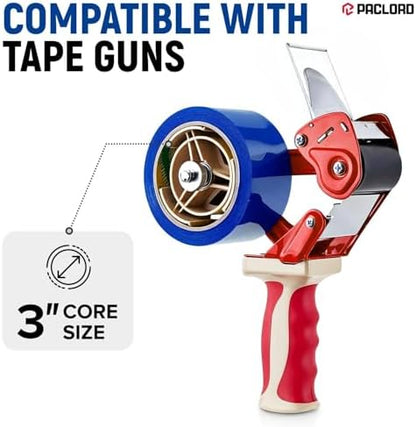 3" x 110 Yards Blue Packing Tape, 4 Rolls - 2.0 Mil Carton Sealing Tape