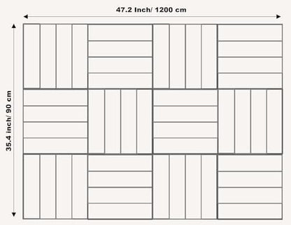 Felt Bulletin Board Tiles | Modern Cork Board Alternative | Large Cork Boards for Walls | Aesthetic Felt Wall Panels for Office & Home Decor | Pinboard & Photo Board (12-Pack) | Tree