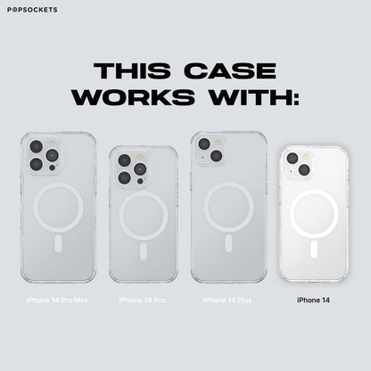 PopSockets iPhone 15 Plus Phone Case with MagSafe- Heart Queen