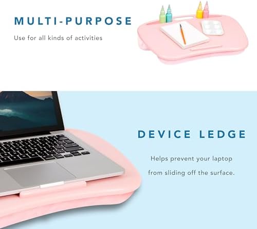 LAPGEAR MyDesk Lap Desk – Rose Quartz, 12-Pack, Fits 15.6” Laptops