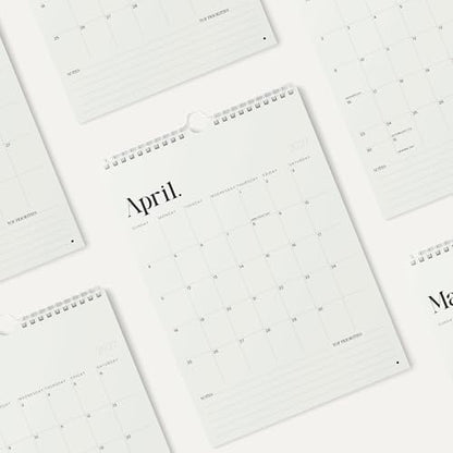 Karto Wall Calendar 2026-2027 11x17 in - New Beige