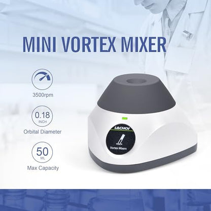 MINI Vortex Mixer 3500RPM Lab Vortex Nail Polish Shaker Paint Mixer