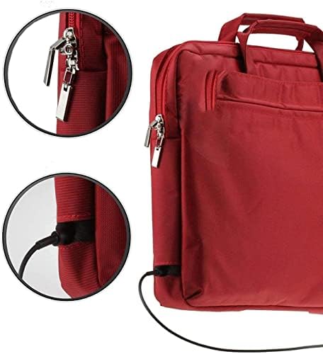 Navitech Red Water Resistant Graphics Tablet Bag - Compatible with Big Side Richgv LCD 10 Inch Writing Tablet