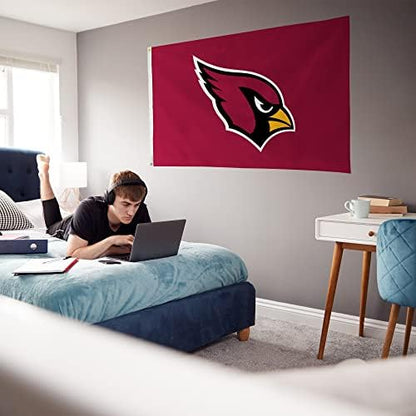 NFL Rico Industries Standard 3' x 5' Banner Flag Single Sided - Indoor or Outdoor - Home Décor