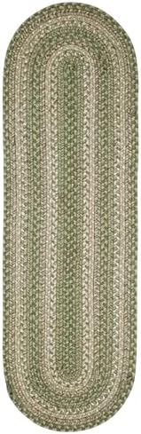Homespice Grassland Jute Braided Table Runner, Oval 8x28 Set of 2