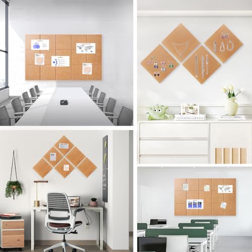48" x 36" Large Felt Bulletin Board 1/2" Thick, Burnt Orange