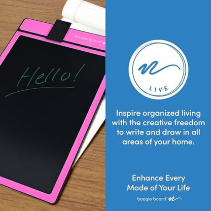 Boogie Board Basics Reusable Writing Pad - Digital Drawing Tablet, LCD Writing Pad with Instant Erase, Includes Stylus Pen
