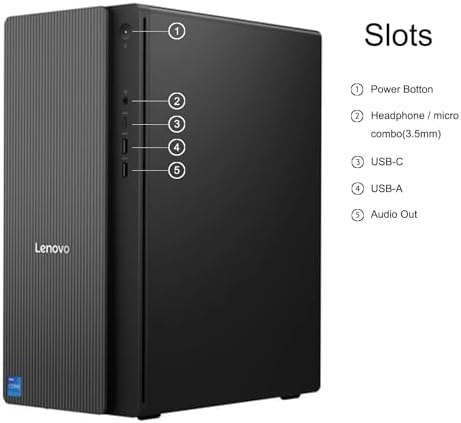 Lenovo IdeaCentre Tower Desktop Computer • 20-core Intel Ultra 7 265K Processor • 16GB DDR5 • 1TB SSD • Office 365 for The Web • HDMI + VGA, Wi-Fi 6E • Wired Keyboard & Mouse • Windows 11