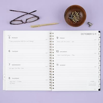 Mead 2027 Planner, Weekly & Monthly, 15-Month Oct-Dec, 8.5" x 11", BIG PLANS, Tea Party (1834-630-27)