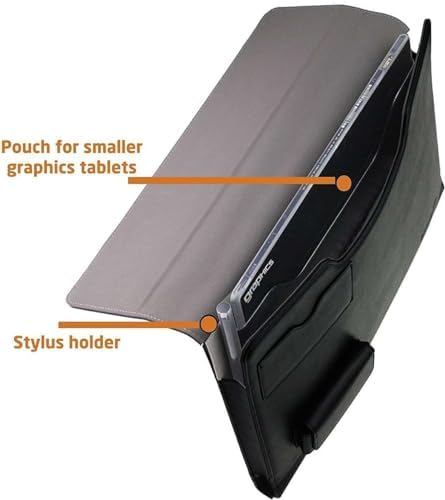 Leather Graphics Tablet Folio Case - Compatible with HUIXIANG LCD Writing Tablet 9.7 Inch