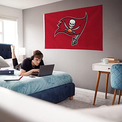 NFL Rico Industries Standard 3' x 5' Banner Flag Single Sided - Indoor or Outdoor - Home Décor