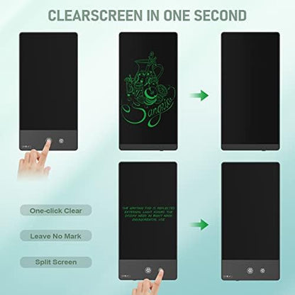 LCD Writing Tablet for Adults-6.5″&6″ LCD Writing Tablet,Double-Sided Full Screen Electronic Drawing Pad,Mini Portable Digital Notepad for School,Office,Home,Erasable,Reusable