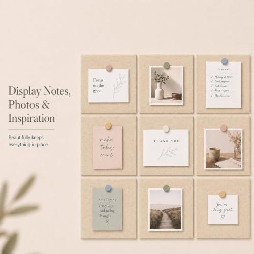 Felt Bulletin Board Tiles, Large Cork Board Alternative,24 x 36 in