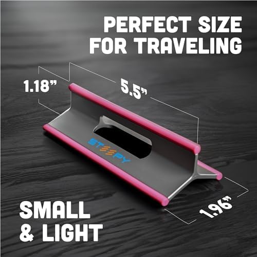 Steepy Portable Laptop Stand for Desk – Adjustable Height & Laptop Holder