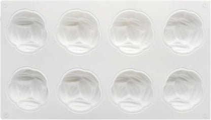 Silicone Mold for Baking Cakes,Soap Molds,Flower Shape Silicone Molds for Homemade French Dessert Mold for Pastry Chocolate,Jelly Chocolate Mold ＆ Ice Cube Tray (G_ Coffee Beans)