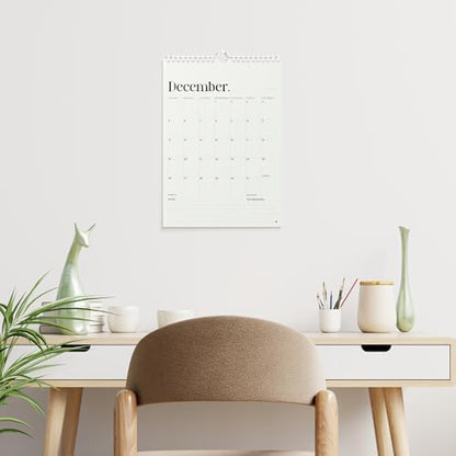 Karto Wall Calendar 2026-2027 11x17 in - New Beige