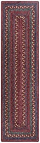 Homespice Jamestown Jute Braided Stair Treads, Rect 8x28 Set of 13