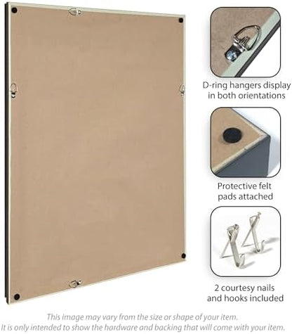 Kate and Laurel Framed Fabric Pinboard 18 x 42, Beige Botanical Block Print Printed Linen Classic Bulletin Board for Use as a Vision Board or Wall Organization, Florence Medium Brown Frame