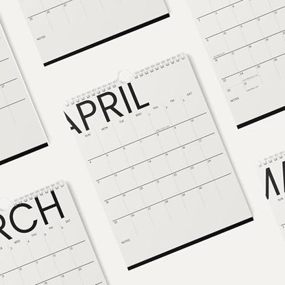 Karto Wall Calendar 2026-2027 8.5x11 in - Big Text