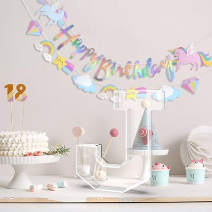 11" Acrylic Letter Charcuterie Tray,Fillable Alphabet & Number Box(Letter J)