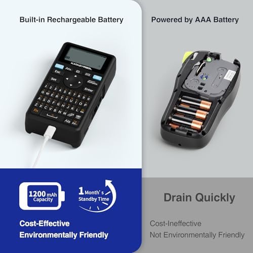 SUPVAN E11 Keyboard & Bluetooth Label Maker Machine