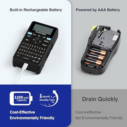 SUPVAN E11 Keyboard & Bluetooth Label Maker Machine