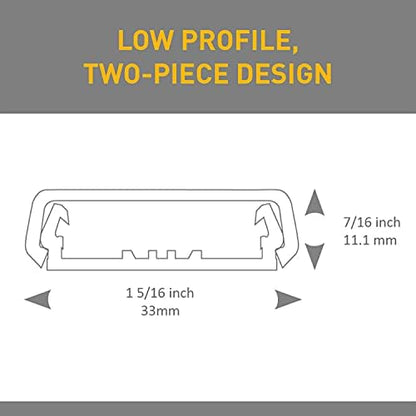 Legrand Wiremold Nonmetallic Raceway 1 Gang Extra Deep Electrical Box White (Pack of 5)