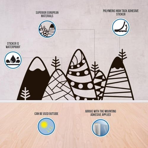 Elegant Workspace Decal: Office Wall Stickers for Aesthetic Enhancement 150 x 150