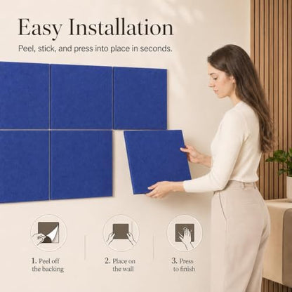 Felt Bulletin Board Tiles, Large Cork Board Alternative,24 x 36 in