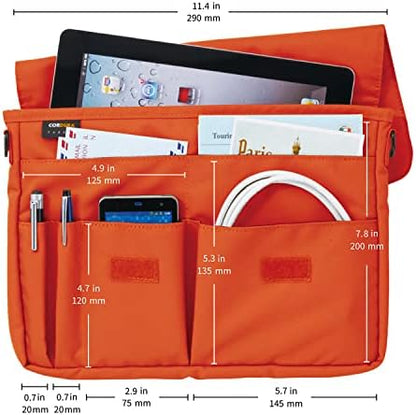 LIHIT LAB Carrying Pouch (Laptop Sleeve), 8.3 x 11.4 Inches, Black (A7576-24)
