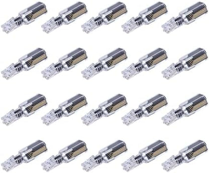 (Value Pack of 20 360° Phone Cord Detangler Landline Telephone Extended Rotating Black