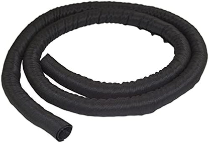 StarTech 6.5' (2m) Cable Management Sleeve, Black, Trimmable (WKSTNCM)