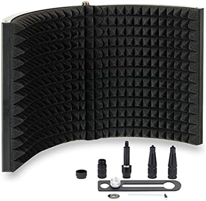 PRO Isolation Shield - Microphone Reflection Filter for Recording - Mic Studio Equipment
