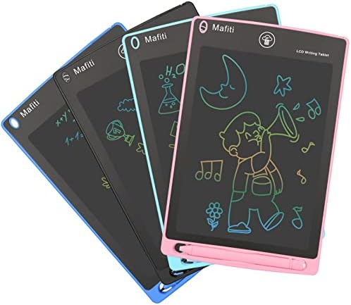 LCD Writing Tablet 8.5 Inch 4 Pack Electronic Writing Drawing Pads Doodle Board Gift for Kids Boys Girls