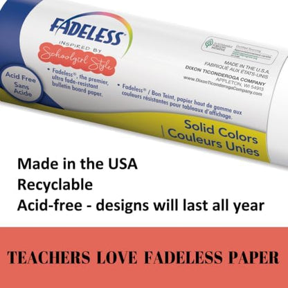 Fadeless Schoolgirl Style Bulletin Board Paper, Fade Resistant