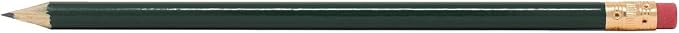 Pencil Guy Round Dark Green Blank Sharpened Pencils 144 per box