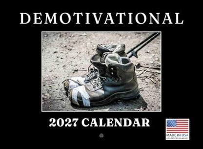 Demotivational Calendar 2027 Demotivation Monthly Wall Calender 12 Month