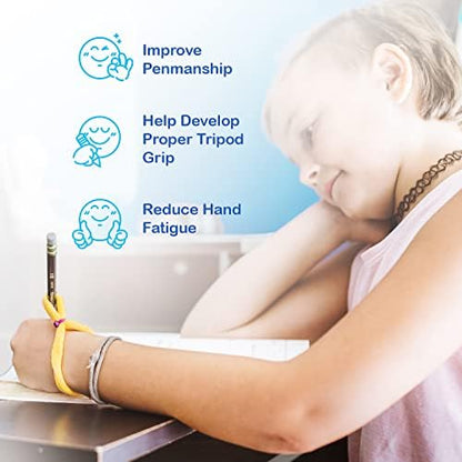 The Original OT Invented & Patented SportWriter, Hand Made in the USA, Handwriting Aid for a Proper Tripod Grip, Finger Position & Better Penmanship. Great for All Kids Kindergarten Age & Up (2 Pack)