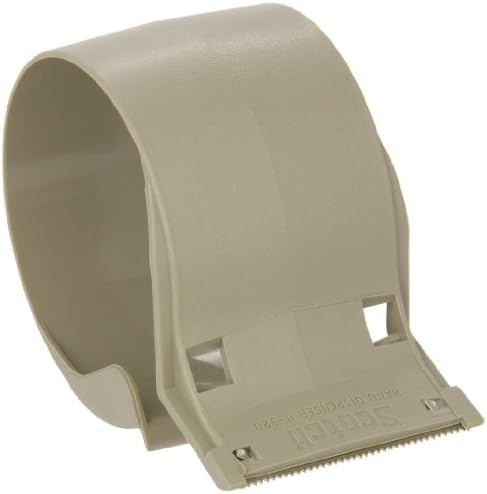 3M Scotch Box Sealing Tape Dispenser H320, Gray, 2 inches