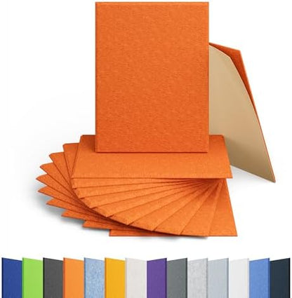 12 Pack Rectangle Acoustic Panels Self Adhesive Sound Proof Foam