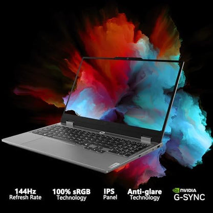 Lenovo LOQ Gaming Laptop | 15.6" FHD IPS 144Hz (100% sRGB G-SYNC) | AMD Ryzen 5 7235HS | 16GB DDR5 1TB SSD | NVIDIA GeForce RTX 4050 6GB | Backlit Wi-Fi 6 Privacy Camera Win11 Pro w/DLCA Accessory