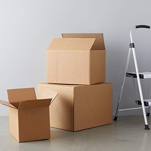 Amazon Basics Cardboard Moving Boxes in Small, Medium and Large Sizes (Assorted), Pack of 30, Brown