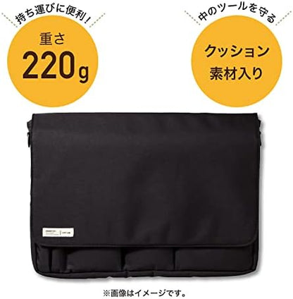 LIHIT LAB Carrying Pouch (Laptop Sleeve), 9.4 x 13.4 Inches, Black (A7577-24)