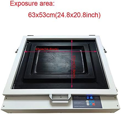 Tabletop Precise 20" x 24" 80W Vacuum LED UV Exposure Unit Professional LED Vacuum Exposure Machine