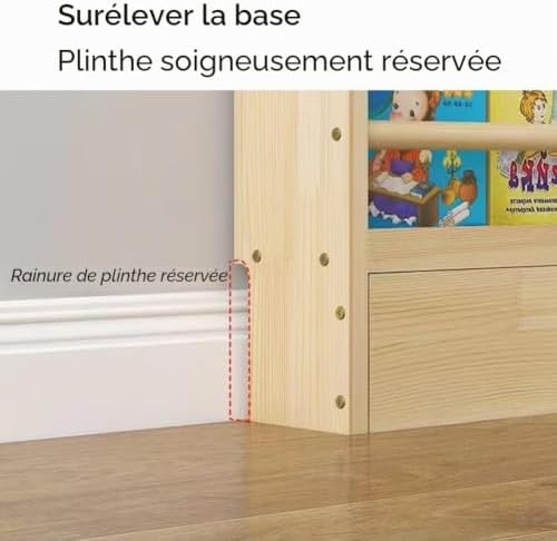 Narrow Doorway Sto Shelf, 3-4 Tier Wall nizer, Cact Bookcase for Bedroom, Living Room, Home, Office - Space-Saving Design Behind Door