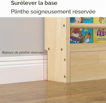 Narrow Doorway Sto Shelf, 3-4 Tier Wall nizer, Cact Bookcase for Bedroom, Living Room, Home, Office - Space-Saving Design Behind Door