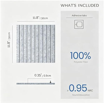 Large Felt Bulletin Board 72"x 36"-18 Felt Tiles Cork Board Wall Panels Home Office Wall Fabric Pin Board for Classroom/Kids Art Display/Photo Picture Wall/Acoustic,Self-Adhesive,Light Grey