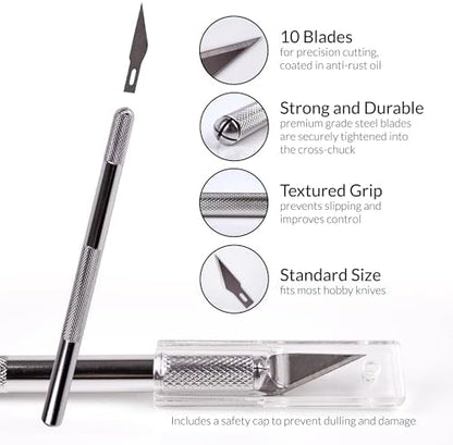WA Portman Fabric Cutting Mat with Craft Knife & Straight Edge Craft Ruler