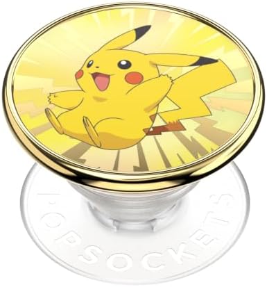 PopSockets Adhesive Phone Grip, Holder- Pikachu Spark
