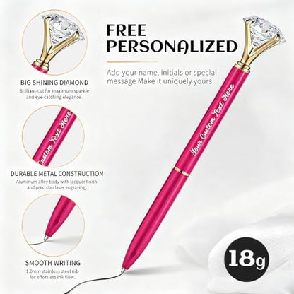 Personalized Crystal Pens 20 Packs for Wedding Party and Favor Bags